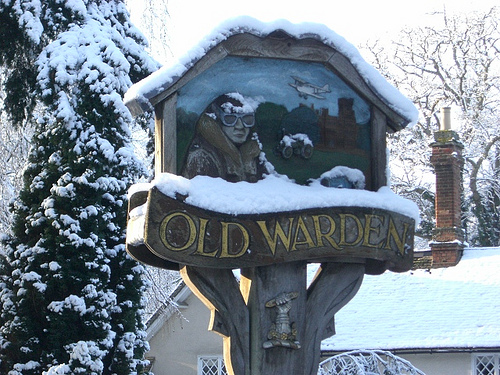 Old Warden sign 2009