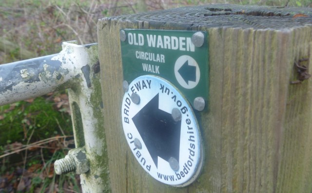 Footpath signs