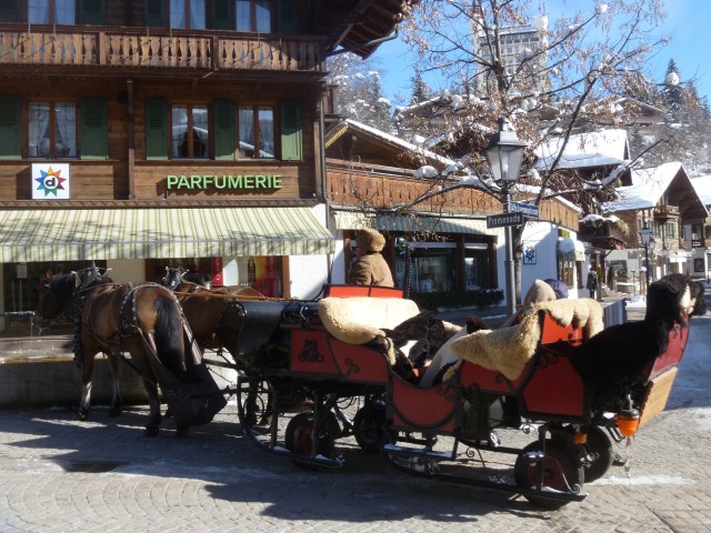Gstaad sleigh ride