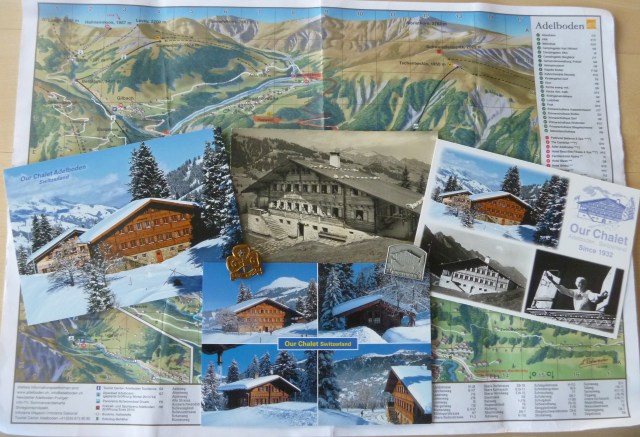 Our Chalet cards and map