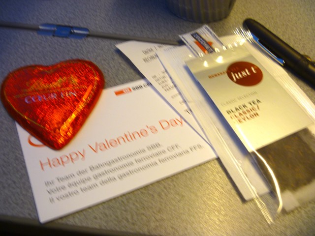 valentines on the train