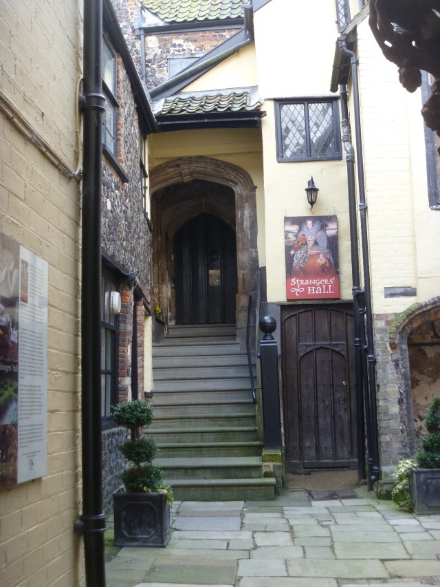 Strangers' Hall entrance
