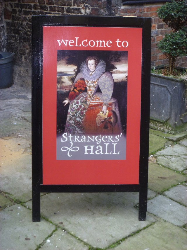 Strangers' Hall welcome