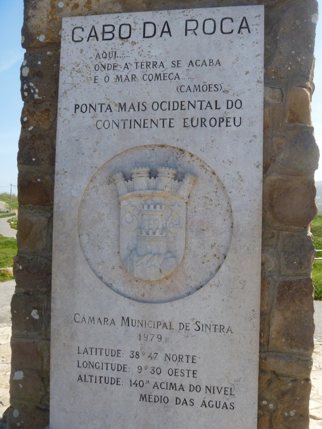 Cabo da Roca sign