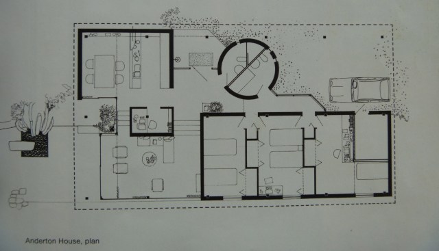 An original plan of Anderton House
