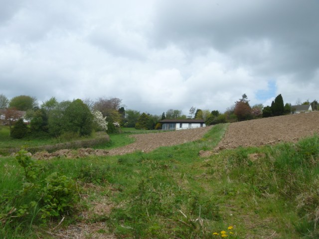 Anderton House and footpath
