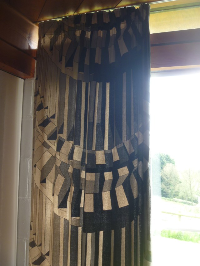 Anderton House Curtain fabric 'Cogwheels' by Heals