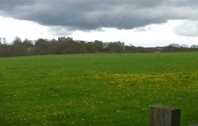 Approaching Hardwick Hall