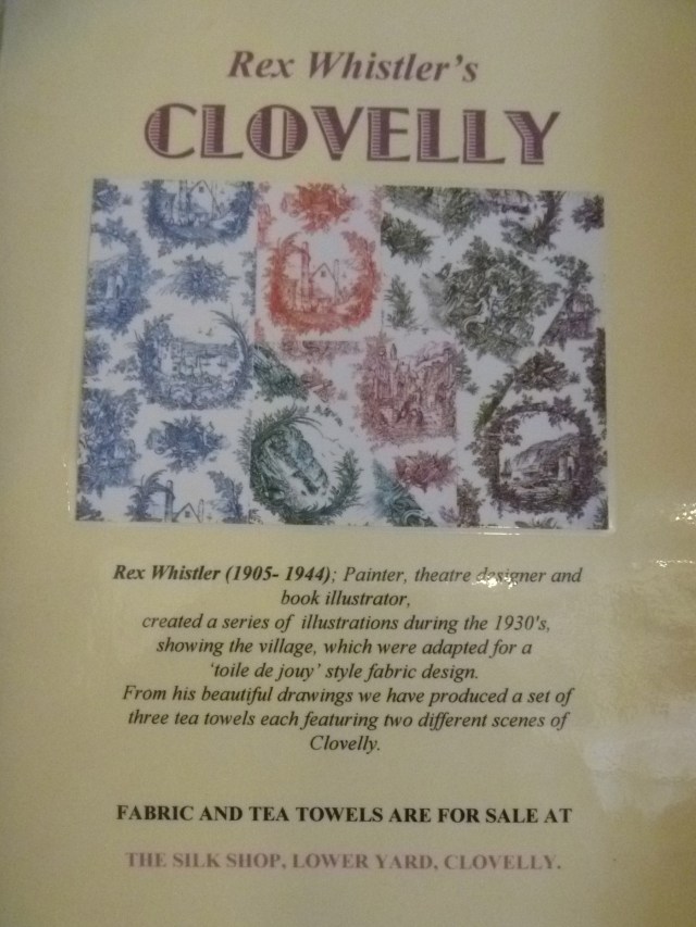 Rex Whistler's Clovelly poster