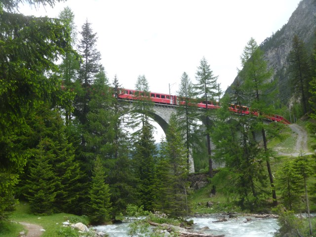 Now and then you spot a train