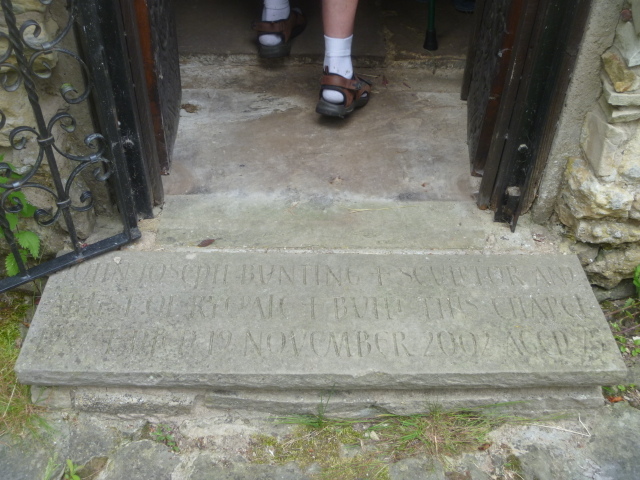 Memorial Stone to John Bunting
