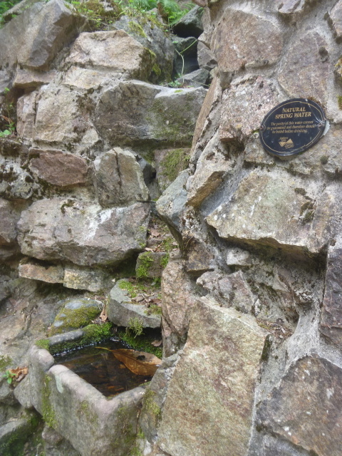 Natural spring water but beware