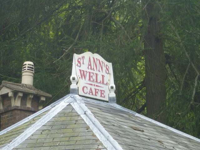 St Ann's Well Cafe sign