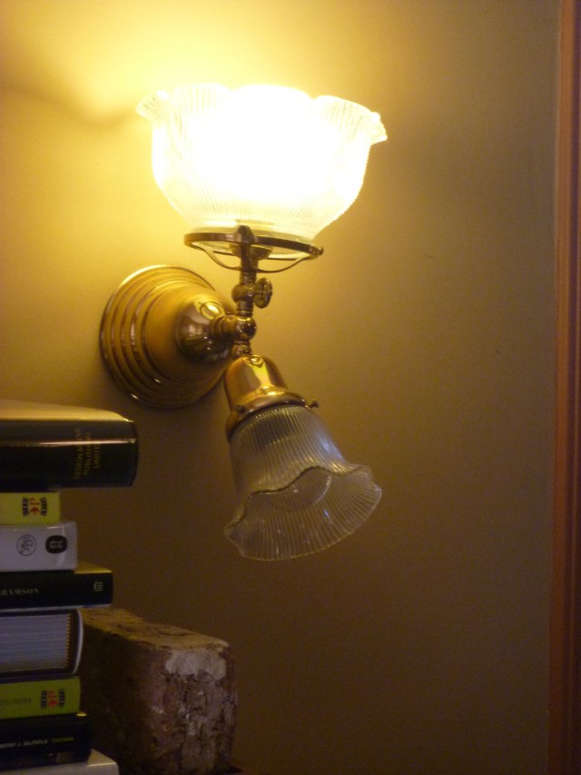 Gas and electric light