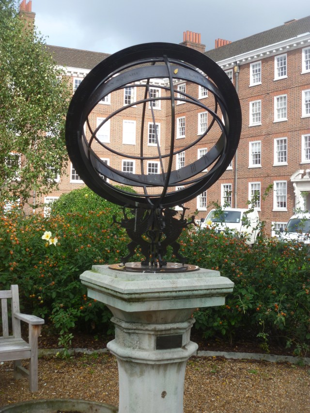 Armillary consisting of hoops or rings