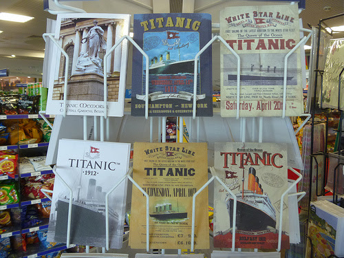 Titanic postcards