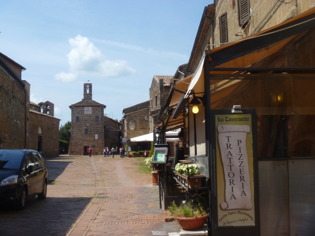 Main piazza Sovana