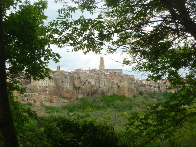 Pitigliano from viewpoint