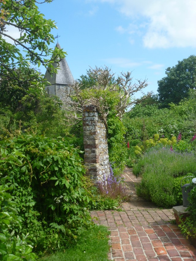 Garden and church