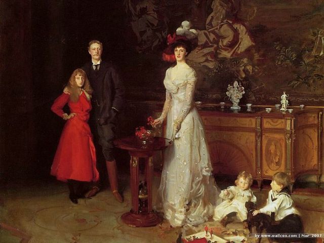 [wallcoo]_Sargent_John_Singer_Sir_George_Sitwell_Lady_Ida_Sitwell_and_Family