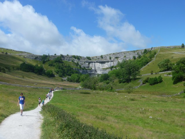 Leaving Malham Cove