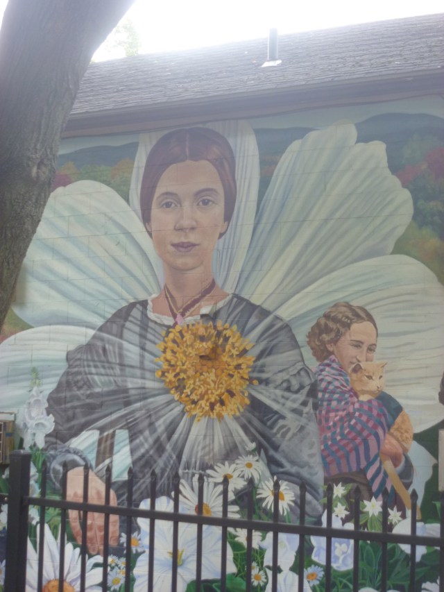 Emily Dickinson on History Mural