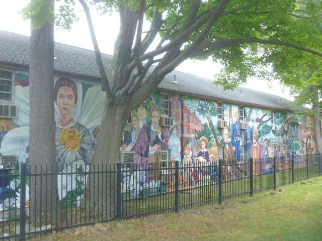History Mural West Cemetery Amherst