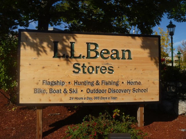 LLBean sign