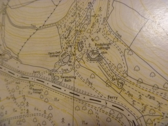 Endsleigh map close-up