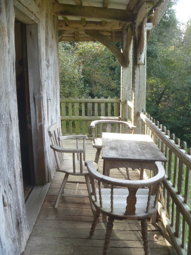 Sitting on balcony SC