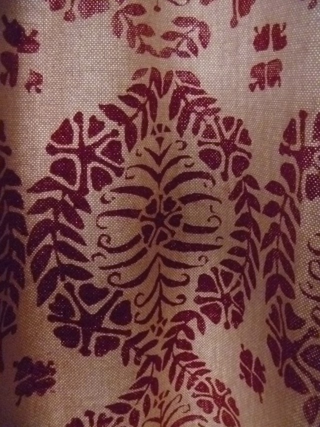 Curtain print
