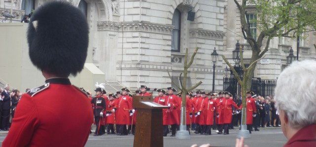 chelsea pensioners march past