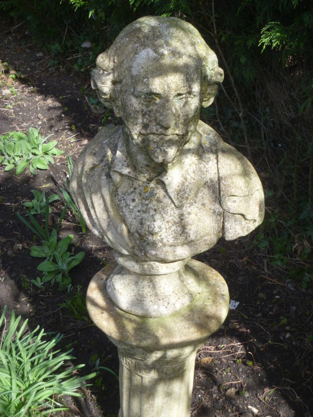 Shakespeare in his garden