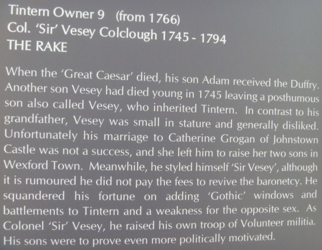 About Sir Vesey