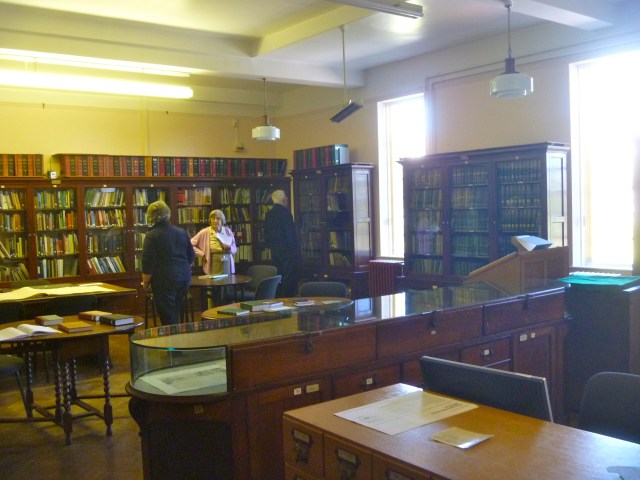 in library
