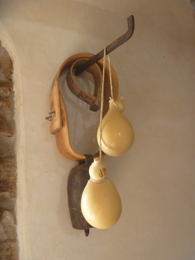 cheese hanging everywhere