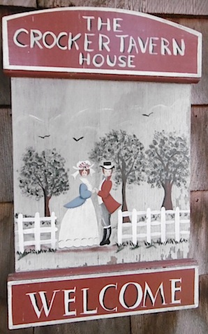 Crocker Tavern House sign