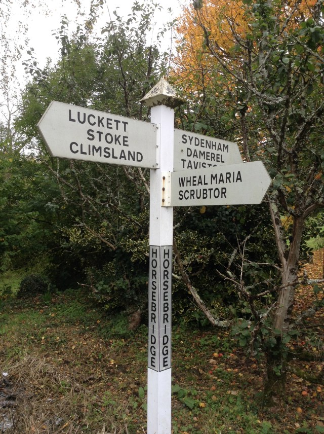 Devon signpost