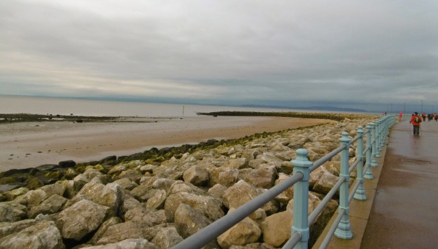 impressive sea defence protection