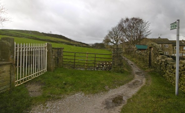 behind the parsonage
