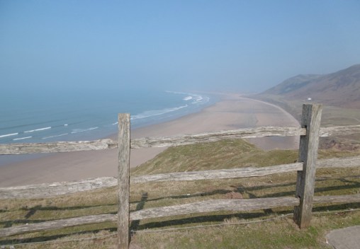 1st view Rhossili