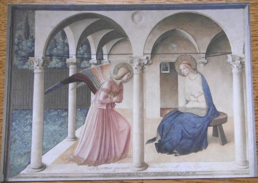 annunciation postcard