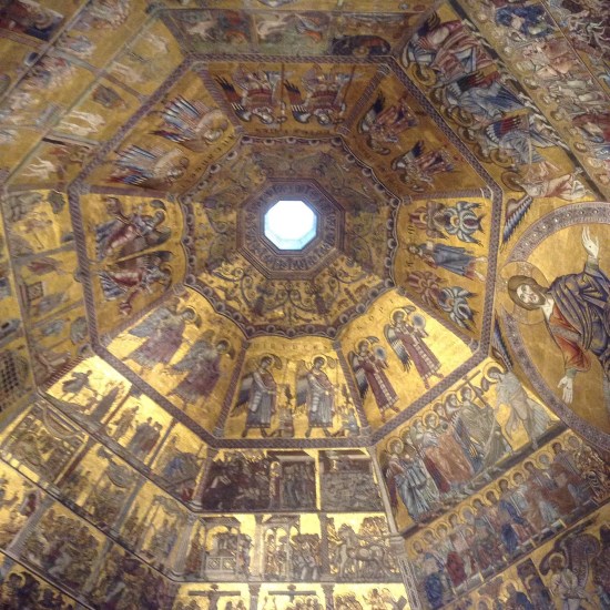 Baptistry ceiling