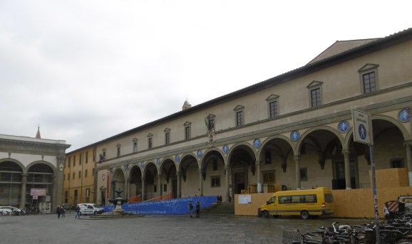 Brunelleschi's 9 bay arcade