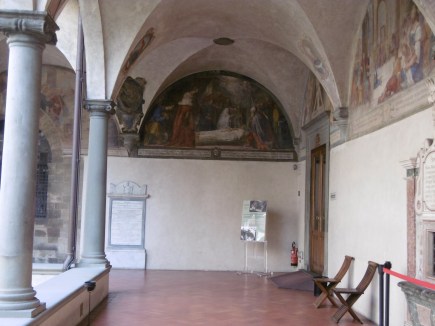 The peaceful cloister