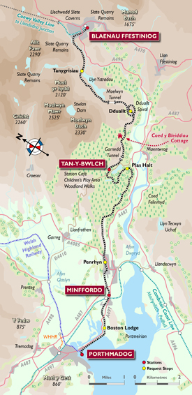 Coed-y-Bleiddiau-ffestiniog-line