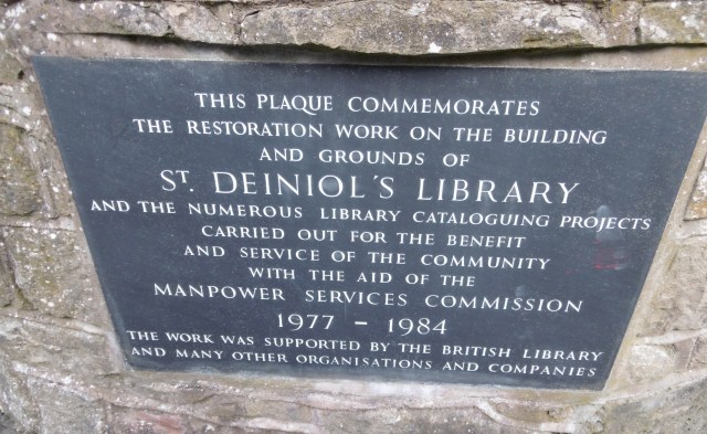 GL Library plaque