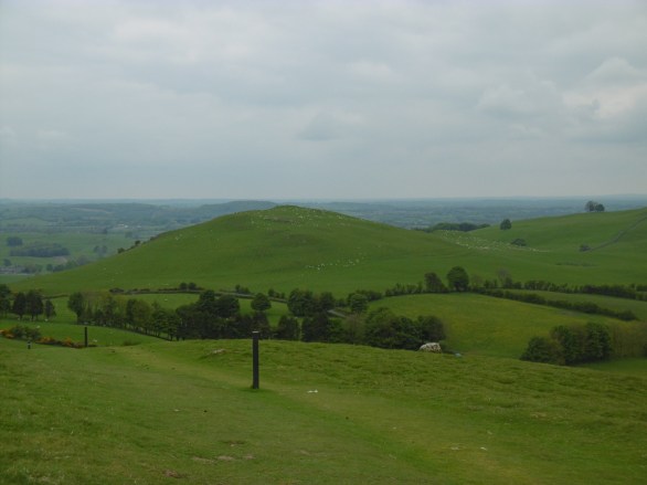 Carnbane west from path