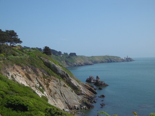 looking back to lighthouse