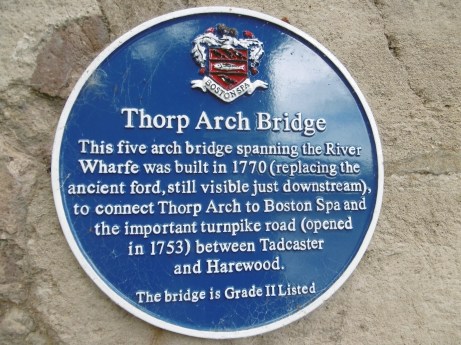Bridge plaque